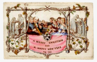 Greetings - Nativity Vintage Merry Christmas #9824328