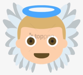 Free Png Baby Angel Tone 2 Emoji Emot Vector Icon - Portable Network Graphics #9825412