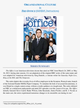 Pdf - Office Season 3 Poster #9827213