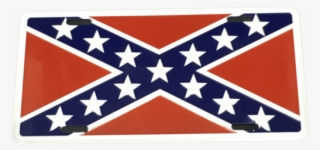 Confederate Flag License Plate - Rebel Flag #9827935