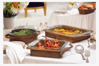 More Views - Rattan Serveware #9828036