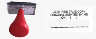 Certified True Copy - Plastic #9828101