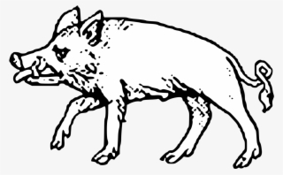 File - Crude Boar - Svg - Heraldic Boar Clipart #9828604 File - Crude Boar - Svg - Heraldic Boar Clipart #9828604