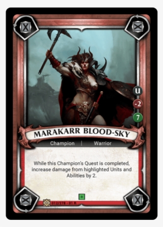 Marakarr Blood-sky - Age Of Sigmar Champions Cards #9829323