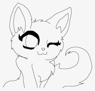Cat Lineart - Line Art #9829688
