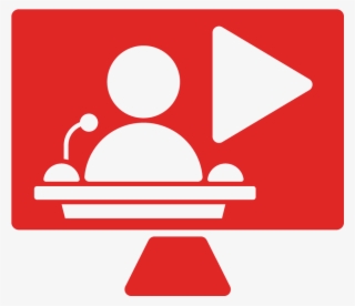 Webinar-icon - Red Webinar Icon #9830658