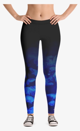 Load Image Into Gallery Viewer, Jellyfish Bloom Printed - Leggings #9830740