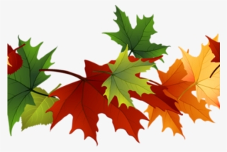 Leaves Clipart Falling Leaf - Fall Color Leaves Clipart #9830925
