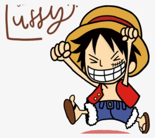 One Piece Clipart Cute - One Piece Luffy Smile Chibi #9830970