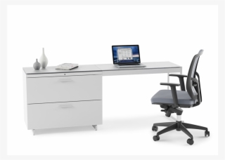 Centro 6416 File Cabinet - Contemporary Computer Desk With Cabinet Space #9831602