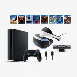 Playstation Vr Bundle 10 Items - Ps4 Vr Headset Games #9832994