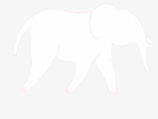 Yelephant-icon - White Cow Silhouette Png #9833788