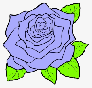 Line Drawings Of A Rose #9835433