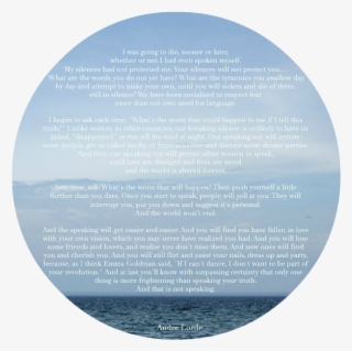 “the Transformation Of Silence Into Language And Action” #9836684