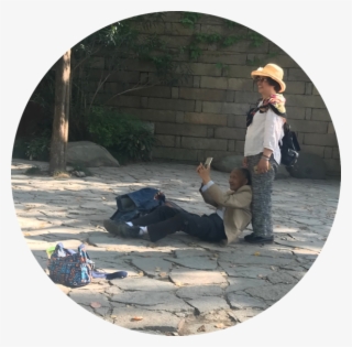 I End Up People Watching Instead Of Garden Gazing, - Girl #9837075