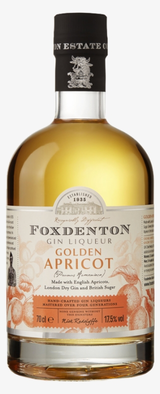 Foxdenton Golden Apricot Gin Liqueur 700ml #9837458