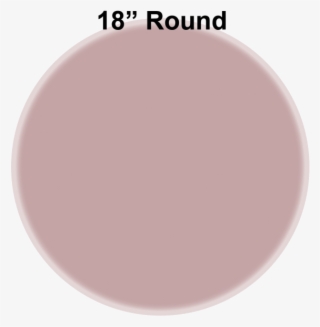 18" Round - Circle #9837705