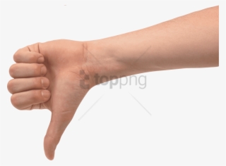 Free Png Download Hand Negative Down Png Images Background #9838483