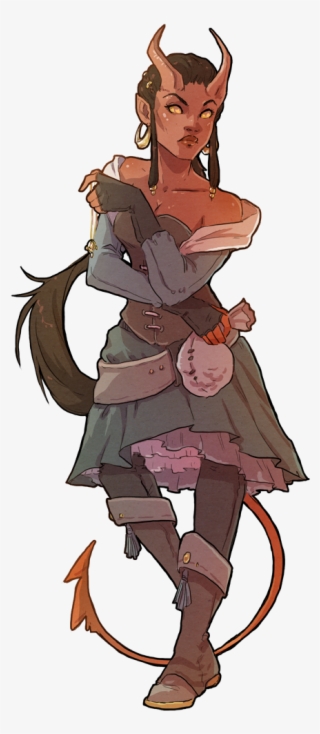 Female Tiefling Concept Art #9838895