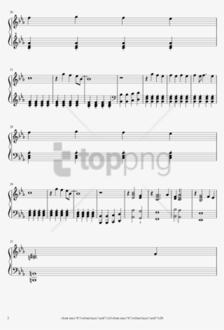 Free Png Glowing Eyes Sheet Music Piano 21 Pilots Png - Nightwish Eva Piano Sheet Music #9838959