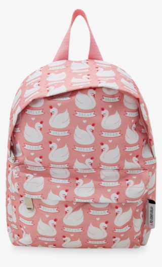 Pink Swans Mini Backpack - Diaper Bag #9839010