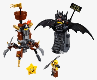 Lego 70836 The Lego Movie 2 Battle-ready Batman And - Battle Ready Batman And Metalbeard #9840158