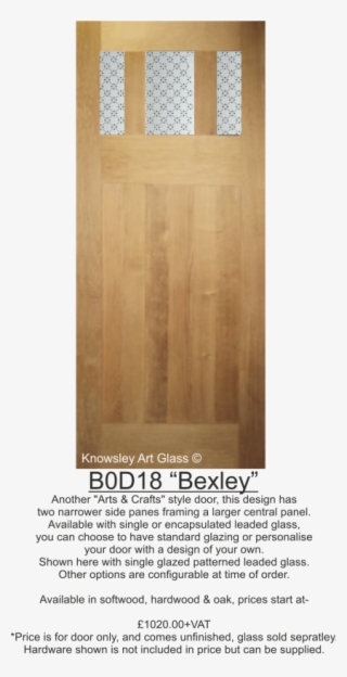 Wooden Exterior Door - Plywood #9841179
