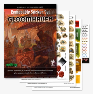 Gloomhaven Board Game Removable Sticker Set - Gloomhaven Removable Stickers #9843045