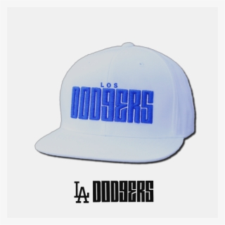 Image Of Los Dodgers White S/b - Baseball Cap #9845307