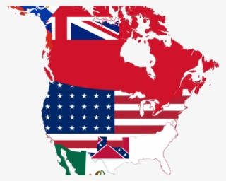 Map Of The Usa Flag Clipart Vector - Map Of Canada Icon #9845801