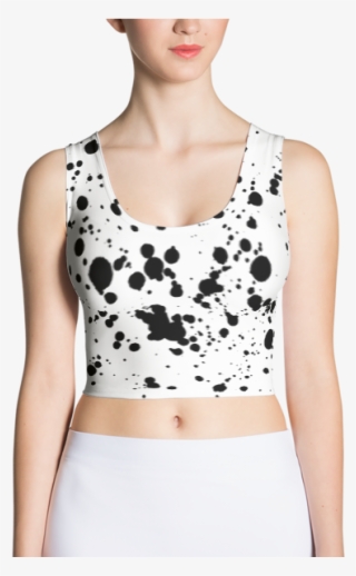 Ink Splatter Grunge Crop Top - Top #9846278 Ink Splatter Grunge Crop Top - Top #9846278