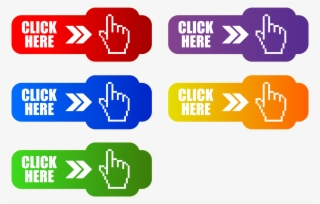 Call To Action Buttons Png - Click Here Icon #9848105