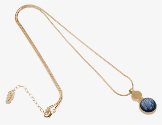 Moon Amulet 75 Gold/sparkle Blue - Amulet #9848362