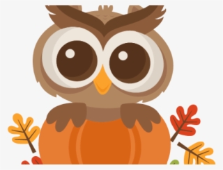Fall Clipart Silhouette - Clip Art Owl Pumpkin #9848933