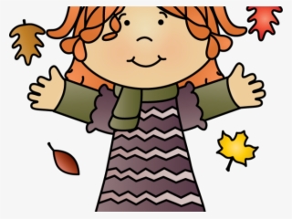 Fall Clipart Child - Clip Art #9849122