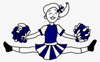 Cheerleader Thank You Note Cards For Kids Mandys Moon - Clip Art #9849618