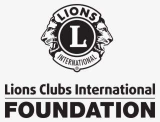 Lcif B&w Logo - Lions Club International #9852534