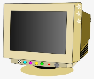 Computador, Pc Antigo, Tela Lcd - Television Set #9852645