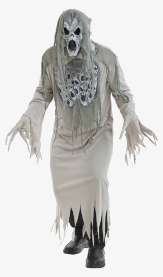Adult Wailing Spirit Halloween Costume - Disfraz De Espiritu Halloween #9852775