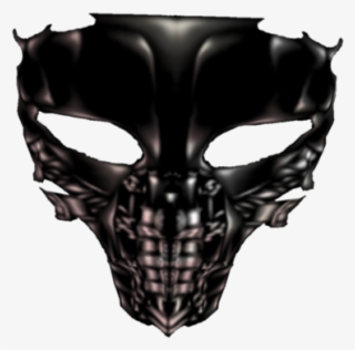 Free Library Black Goth Mask - Gothic Mask Png #9852910