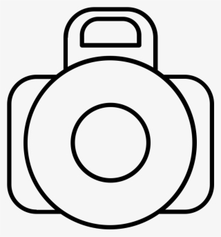 Cámara-fotográfica Página Para Colorear - Câmera Fotografo Desenho Png #9853125