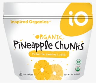 Organic Pineapple Chunks - Graphic Design #9853279