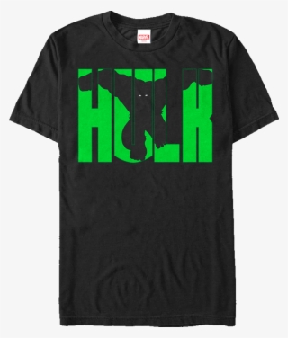 Hulk Silhouette On Shirt #9853717