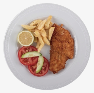 Escalope Con Papas Fritas - Fish And Chips #9854334