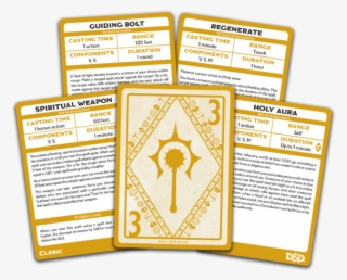 D&d Spellbook Cards Cleric Deck Revised 2017 Edition - Spellbook Cards Arcane #9854472