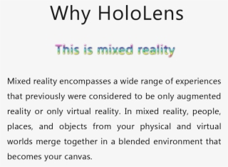 Hololens - Microsoft - Buzztm - - Document #9855125