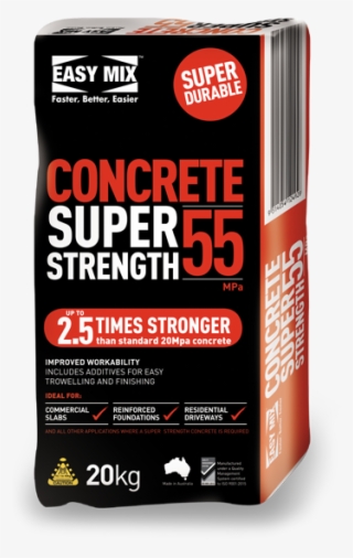 Easy Mix Concrete Super Strength 55mpa - Beyond Yourself #9855768