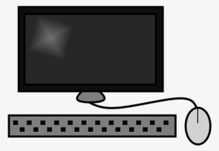 Pc Clipart Computer Monitor - Pc Clip Art #9858100