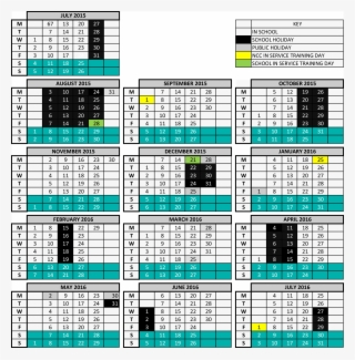 School Term Dates - Number #9858188