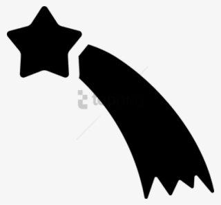 Free Png Shooting Star Star Kite Shooting Star Shoo - Shooting Star Silhouette Png #9858303